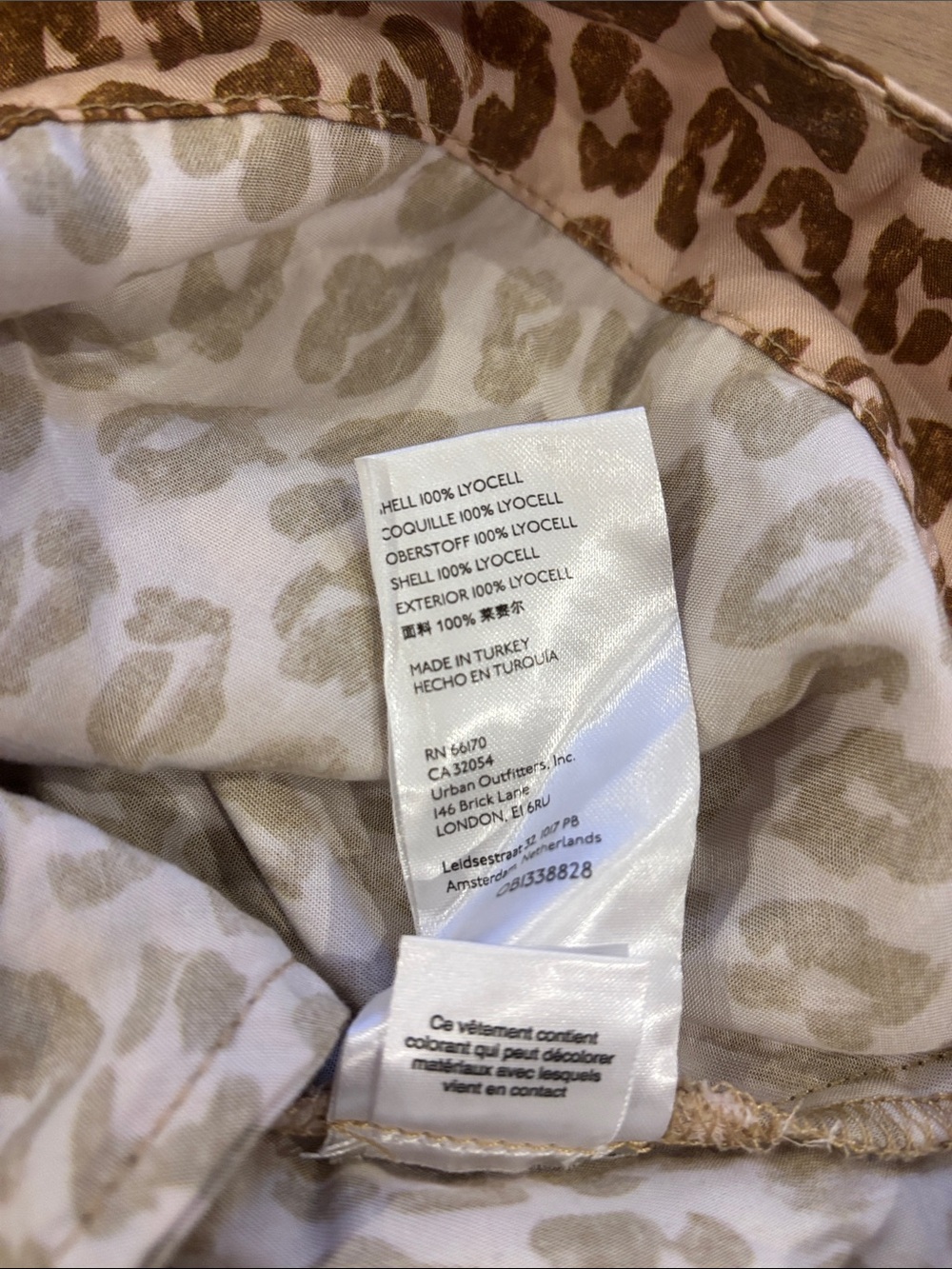 Anthropologie Pilcro Leopard Print Dress Size Small Pockets Summer Animal Vacay - Picture 6 of 7